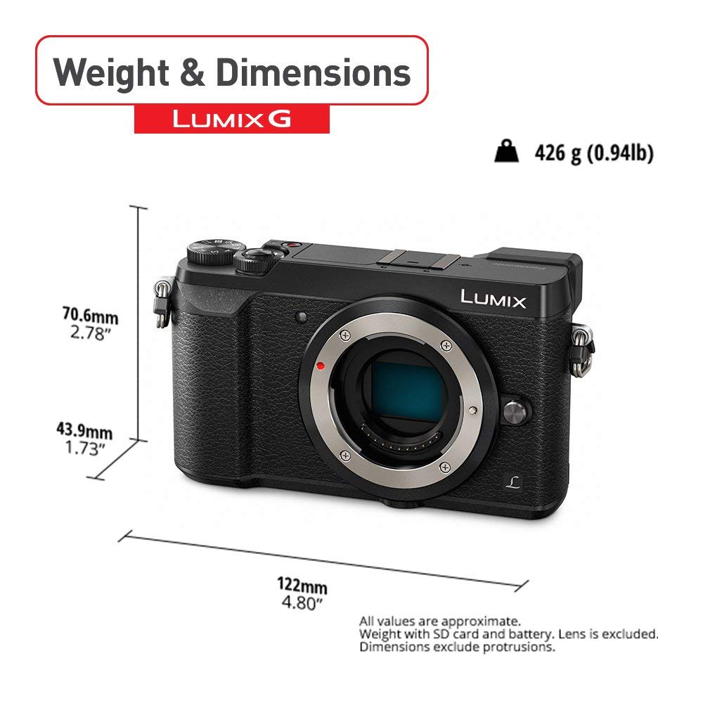 PANASONIC LUMIX GX85 Camera with 12-32mm and 45-150mm Lens Bundle, 4K, 5 Axis Body Stabilization, 3 Inch Tilt and Touch Display, DMC-GX85WK (Black USA) (Renewed)