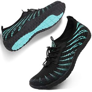 spesoul womens mens water sports shoes outdoor quick dry barefoot athletic aqua shoe for beach swim pool surf diving yoga 8 women