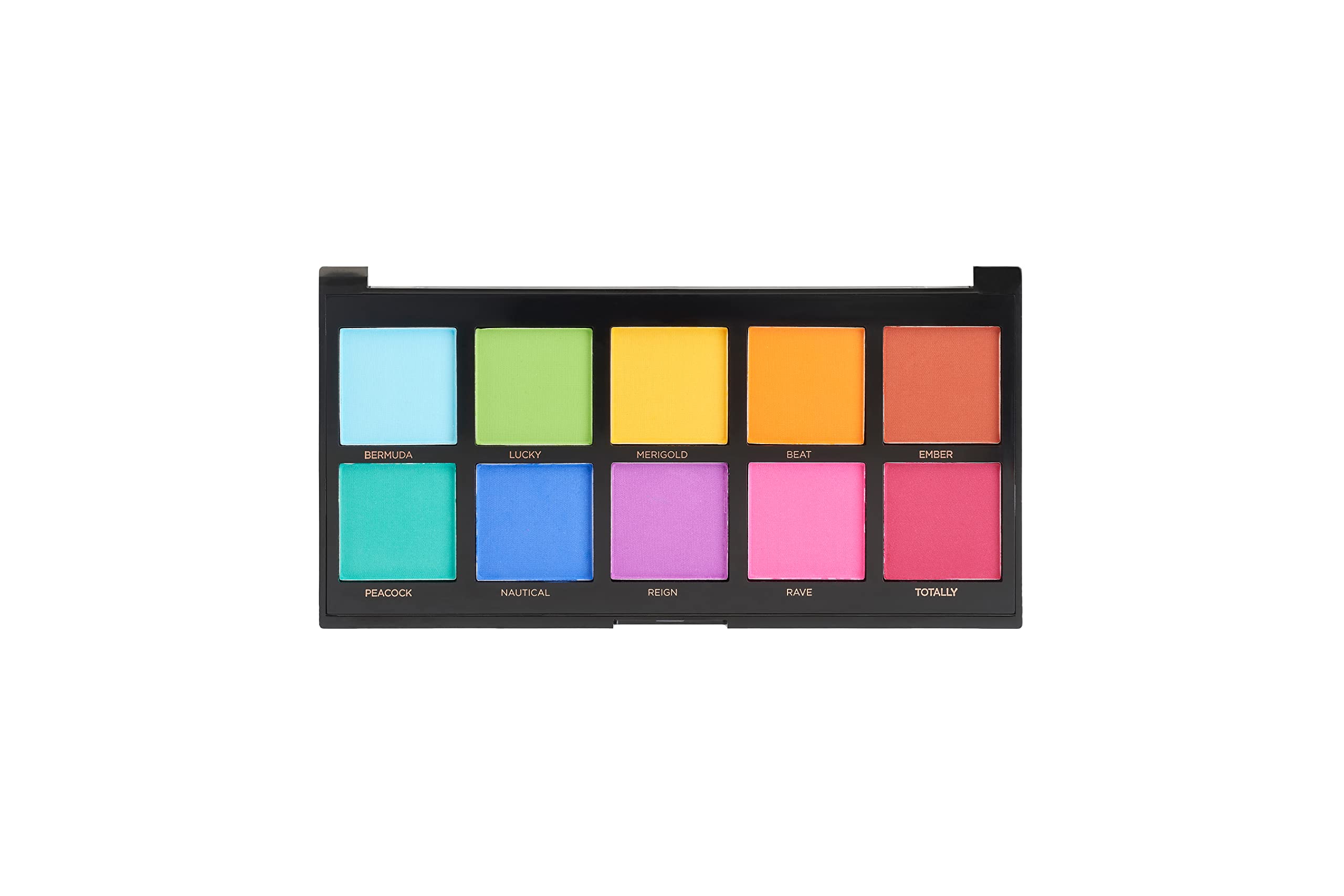 Profusion Cosmetics 10 Shade Eyeshadow Palette - High Pigmented Multi-Finish Colors, Vegan & Cruelty-Free, Create Stunning Looks On-the-Go - Travel-Friendly & Versatile Makeup, Spectrum