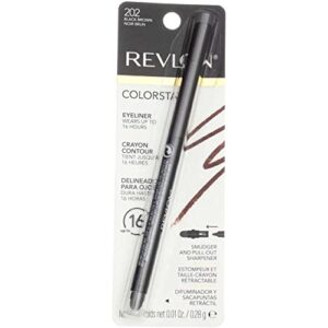 revlon colorstay eyeliner pencil, black brown 202, .01 oz