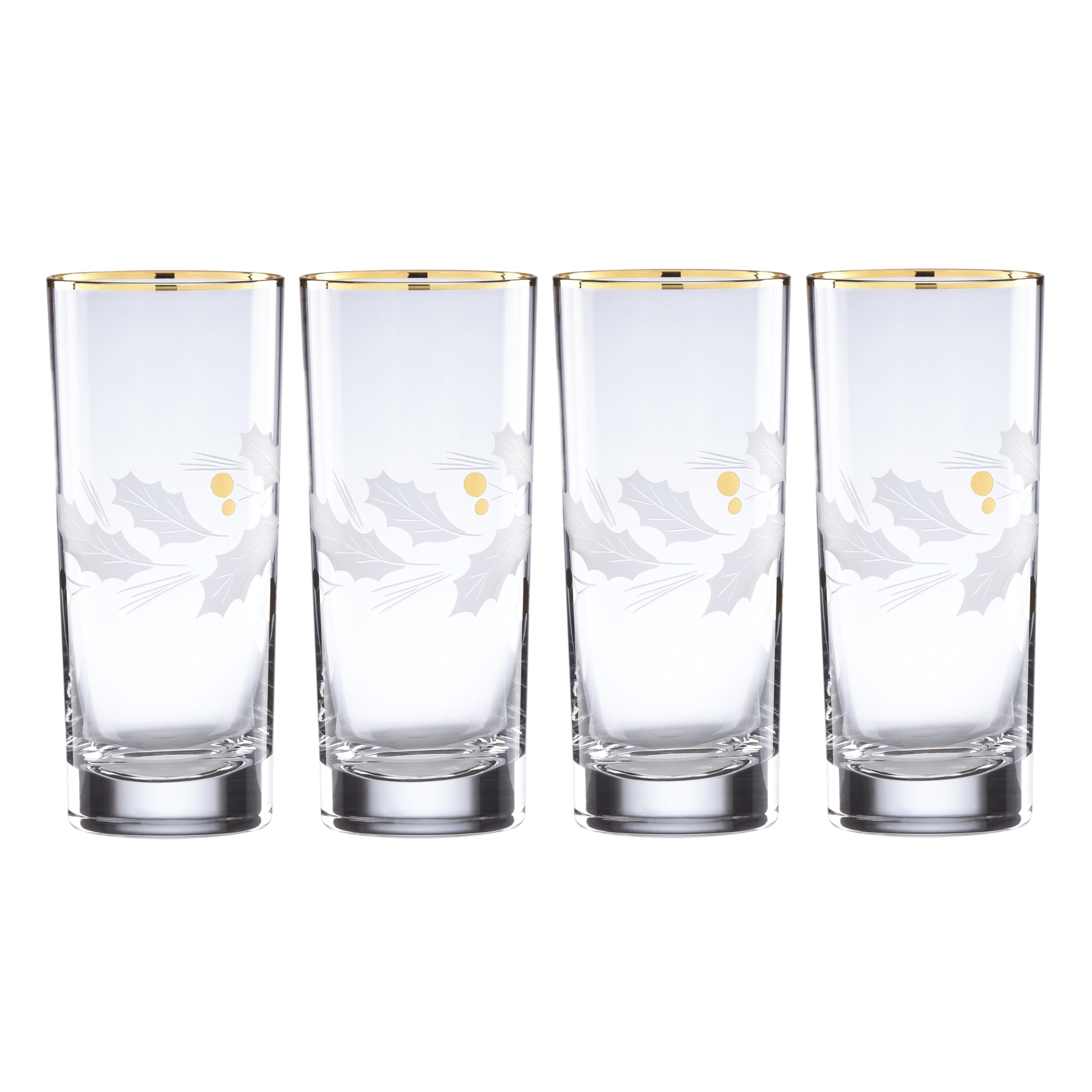 Lenox 886859 Holiday Gold 4-Piece Highball Glass Set