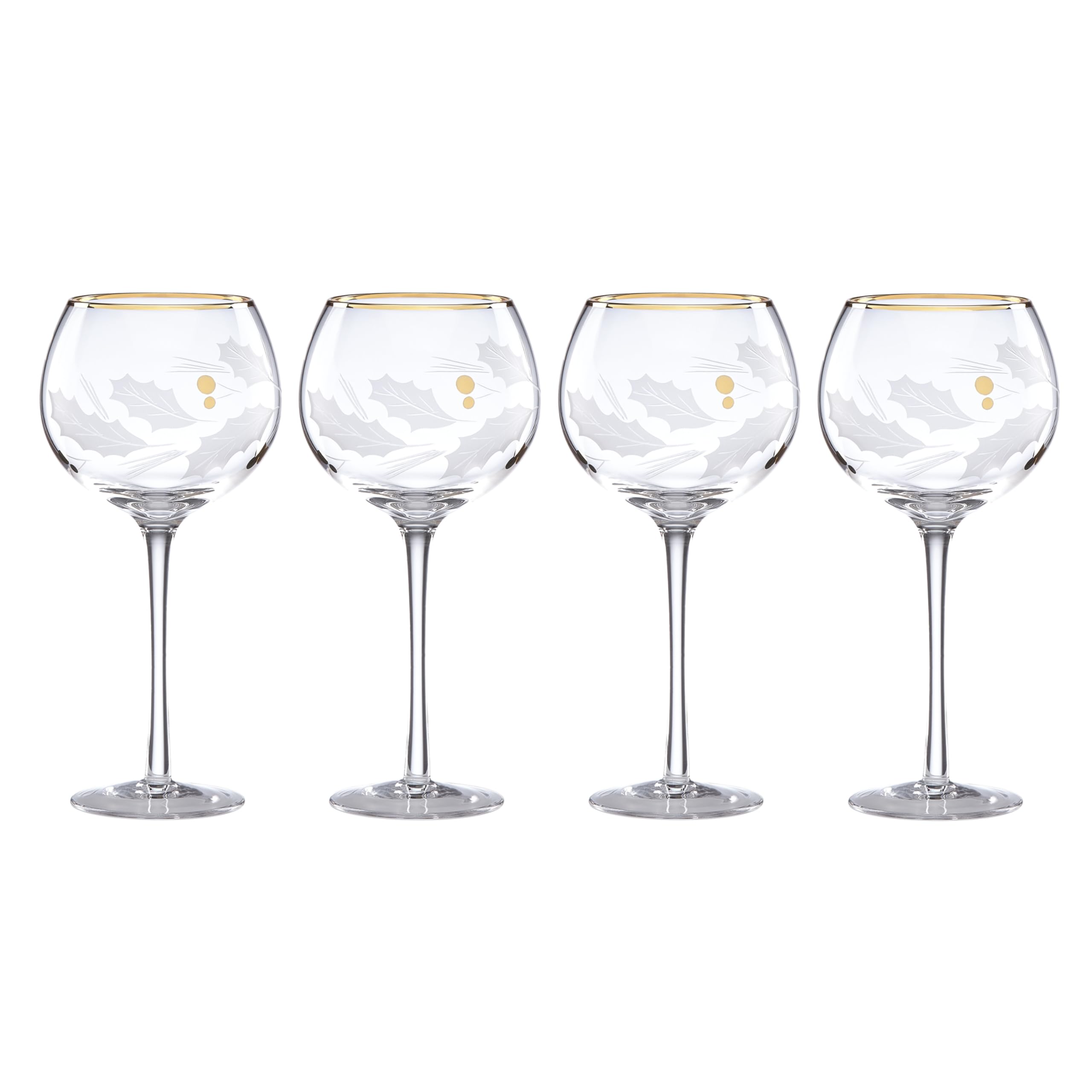 Lenox 886857 Holiday Gold 4-Piece Balloon Glass Set