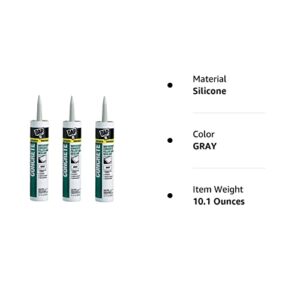 Dap 18021 Concrete and Mortar Watertight Filler and Sealant - Gray 10.1-oz Cartridge (18096). Sold as 3 Pack