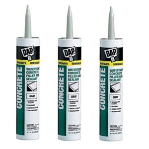 Dap 18021 Concrete and Mortar Watertight Filler and Sealant - Gray 10.1-oz Cartridge (18096). Sold as 3 Pack