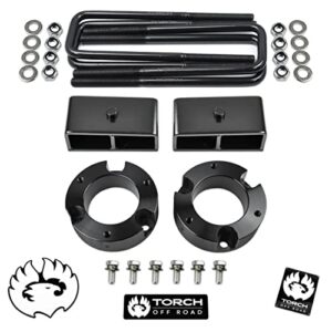 torch 3" front 2" rear leveling lift kit for 2005-2023 toyota tacoma 2wd 4wd trd sr5 - models with 6 lug wheel bolt pattern only