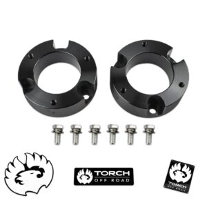 torch 3" front leveling lift kit for 1995-2004 toyota tacoma 2wd 4wd trd sr5 - models with 6 lugs (wheel lug) only