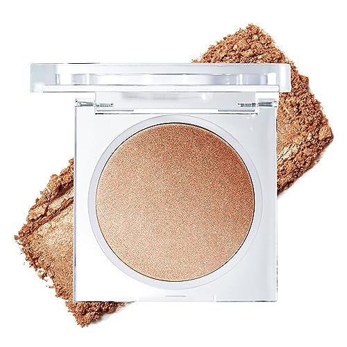 RMS Beauty Luminizing Powder - Highlighter Makeup Powder, Pressed Powder Face & Body Highlighter, Organic Makeup Luminizers