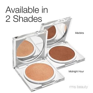 RMS Beauty Luminizing Powder - Highlighter Makeup Powder, Pressed Powder Face & Body Highlighter, Organic Makeup Luminizers