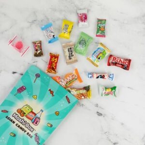 Mashi Box Asian Candy Mystery Variety Pack | 40 PCS | Mix of Japanese/Chinese/Vietnamese/Korean/Indonesia/Thai Candy and more!