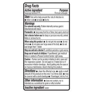 Amazon Basics 91% Isopropyl Alcohol First Aid Antiseptic, Unscented 32 Fl Oz (Pack of 1) (Previously Solimo)