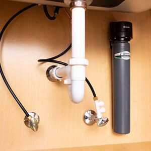 AO Smith Under Sink Water Filter System - Advanced Direct Connect Main Faucet Clean Water Filtration - Claryum Filtration Reduces 99% of 78 Harmful Contaminants - AO-MF-ADV