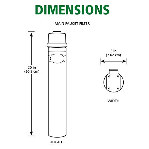 AO Smith Under Sink Water Filter System - Advanced Direct Connect Main Faucet Clean Water Filtration - Claryum Filtration Reduces 99% of 78 Harmful Contaminants - AO-MF-ADV