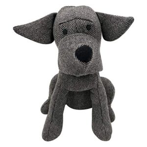 fabric animal door stopper gifts for mom doorstops book stopper wall protectors anti collision decorative dark grey dog