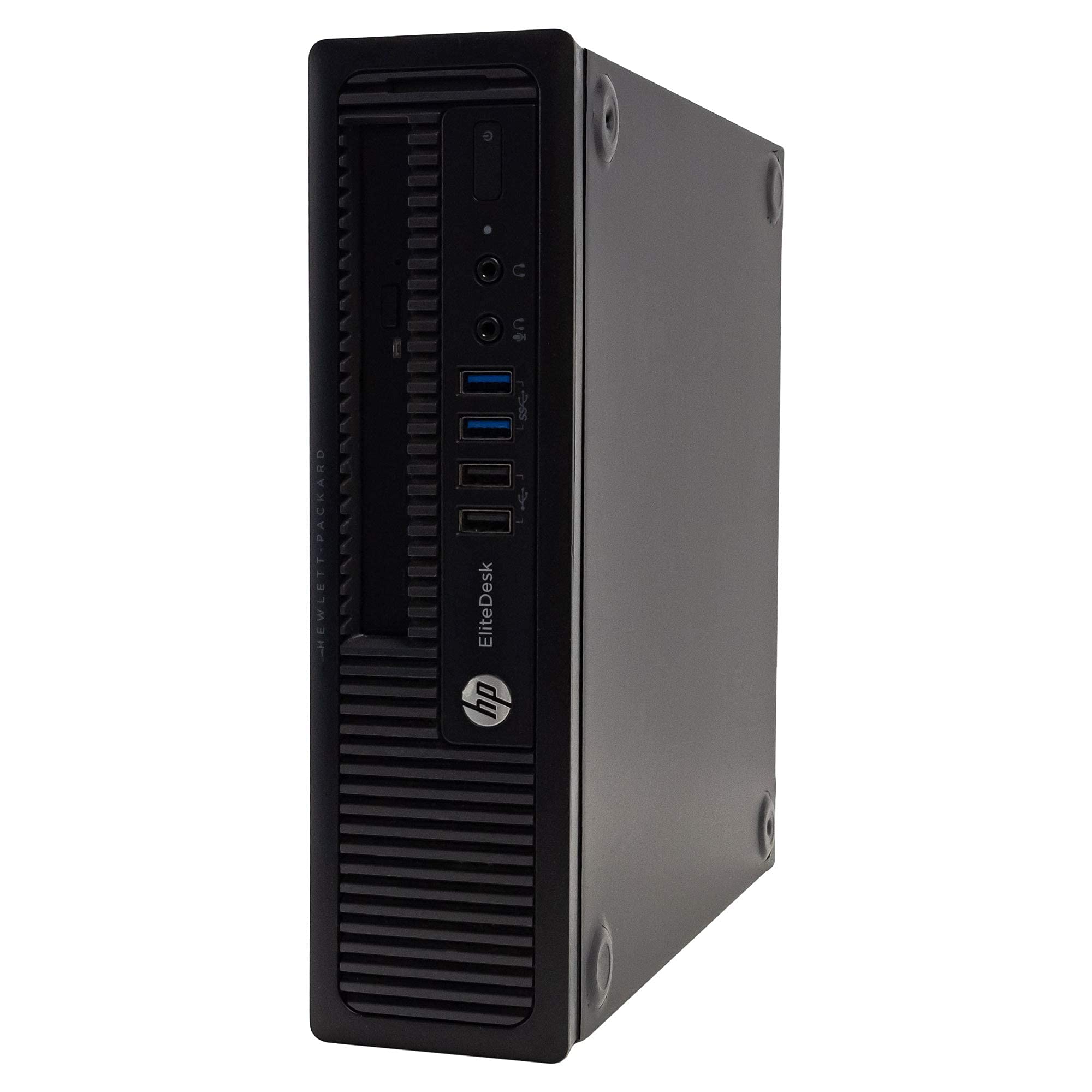 HP Elitedesk 800 G1 Ultra-Slim Desktop Computer, Intel i7-4770s up to 3.9 GHz, 8GB RAM, 240GB SSD, DVD, Windows 10 Professional 64 Bit (Renewed)