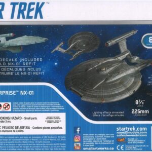 Polar Lights Star Trek NX-01 Enterprise (Snap) 2T 1:1000 Scale Model Kit