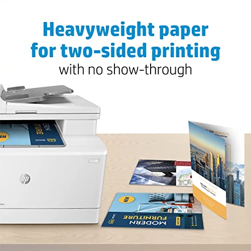 HP Professional Business Paper, Glossy, 8.5x11 in, 48 lb, 50 sheets, works with inkjet, PageWide, laser printers (6MF93A)