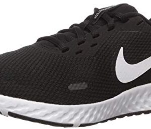 Nike Women's Revolution 5 Running Shoe, Black/White-Anthracite, 6.5 Wide US