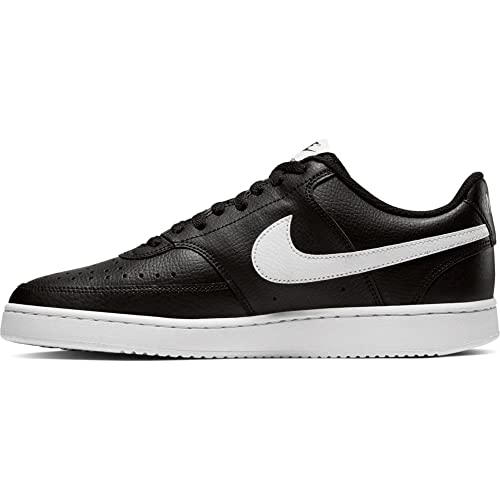 Nike Men's Court Vision Low Sneaker, Black/White-Photon Dust, 9 Regular US