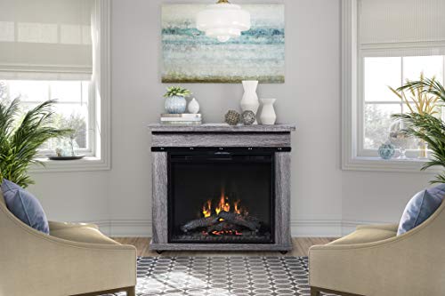 Dimplex Morgan Electric Fireplace Mantel (Model: C3P23LJ-2085CO), 5118 BTU, 120 Volt, 1500 Watt, Charcoal Oak