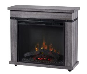 dimplex morgan electric fireplace mantel (model: c3p23lj-2085co), 5118 btu, 120 volt, 1500 watt, charcoal oak