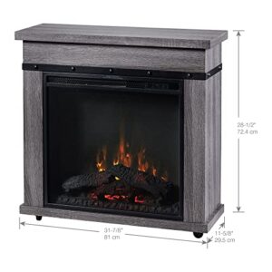 Dimplex Morgan Electric Fireplace Mantel (Model: C3P23LJ-2085CO), 5118 BTU, 120 Volt, 1500 Watt, Charcoal Oak