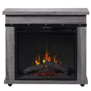 Dimplex Morgan Electric Fireplace Mantel (Model: C3P23LJ-2085CO), 5118 BTU, 120 Volt, 1500 Watt, Charcoal Oak