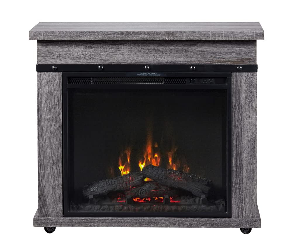 Dimplex Morgan Electric Fireplace Mantel (Model: C3P23LJ-2085CO), 5118 BTU, 120 Volt, 1500 Watt, Charcoal Oak