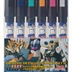 GSI Creos Gms-125 Gundam Metallic Marker Set 2, Multi