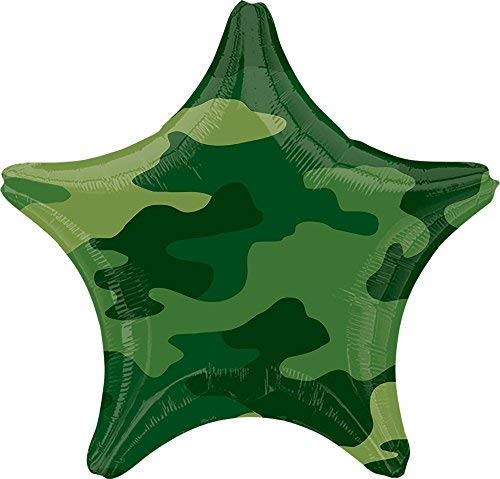 Army Tank Camouflage Party Supplies Birthday Balloon Bouquet Decorations