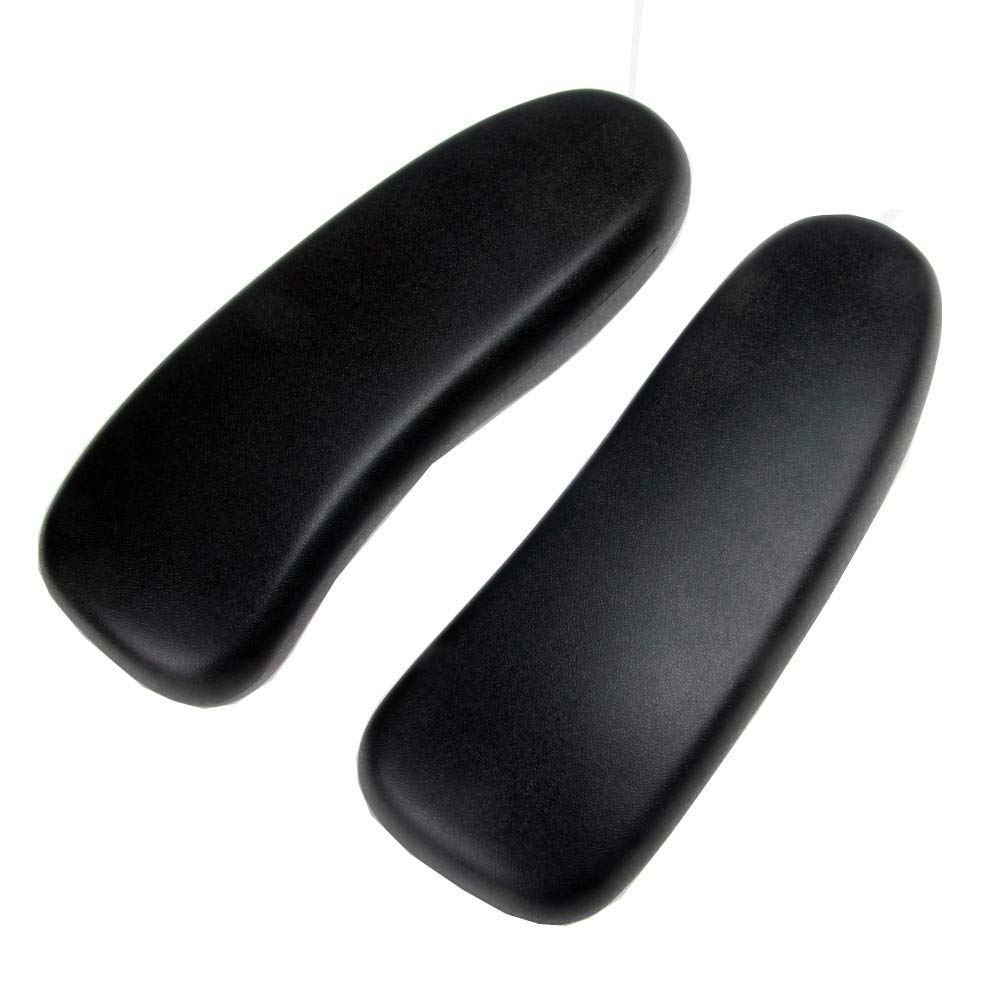 Vinyl Arm Pads Caps for Herman Miller Classic Aeron Chair Graphite Black