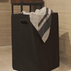 Simple Houseware Foldable Closet Laundry Hamper Basket, Black