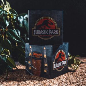 Jurassic Park Tin Storage Box Cube Organizer With Lid | 4 Inches