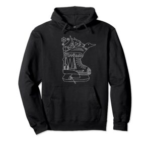 minnesota state hooded sweatshirt with hidden images -hoodie