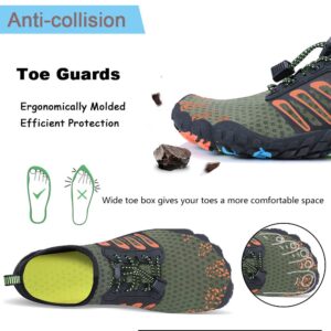 MAYZERO Water Shoes Men Women Swim Surf Shoes Beach Pool Shoes Wide Toe Hiking Aqua Shoes Winter House Slippers