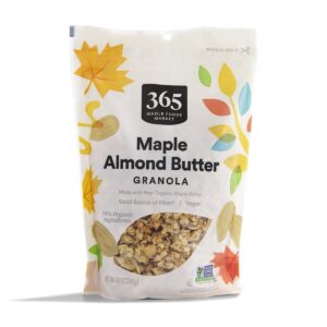365 by whole foods market, granola maple and almond butter bag, 12 ounce
