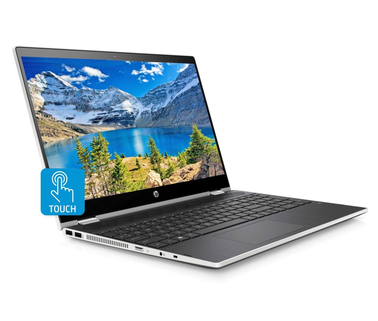 HP High Performance 2-in-1 15.6" Full HD Touchscreen Convertible Laptop PC, Intel Core i3-8130U Processor, 8GB DDR4 RAM, 1TB HDD + 16GB SSD, Backlit Keyboard, HDMI, Active Pen, Windows 10