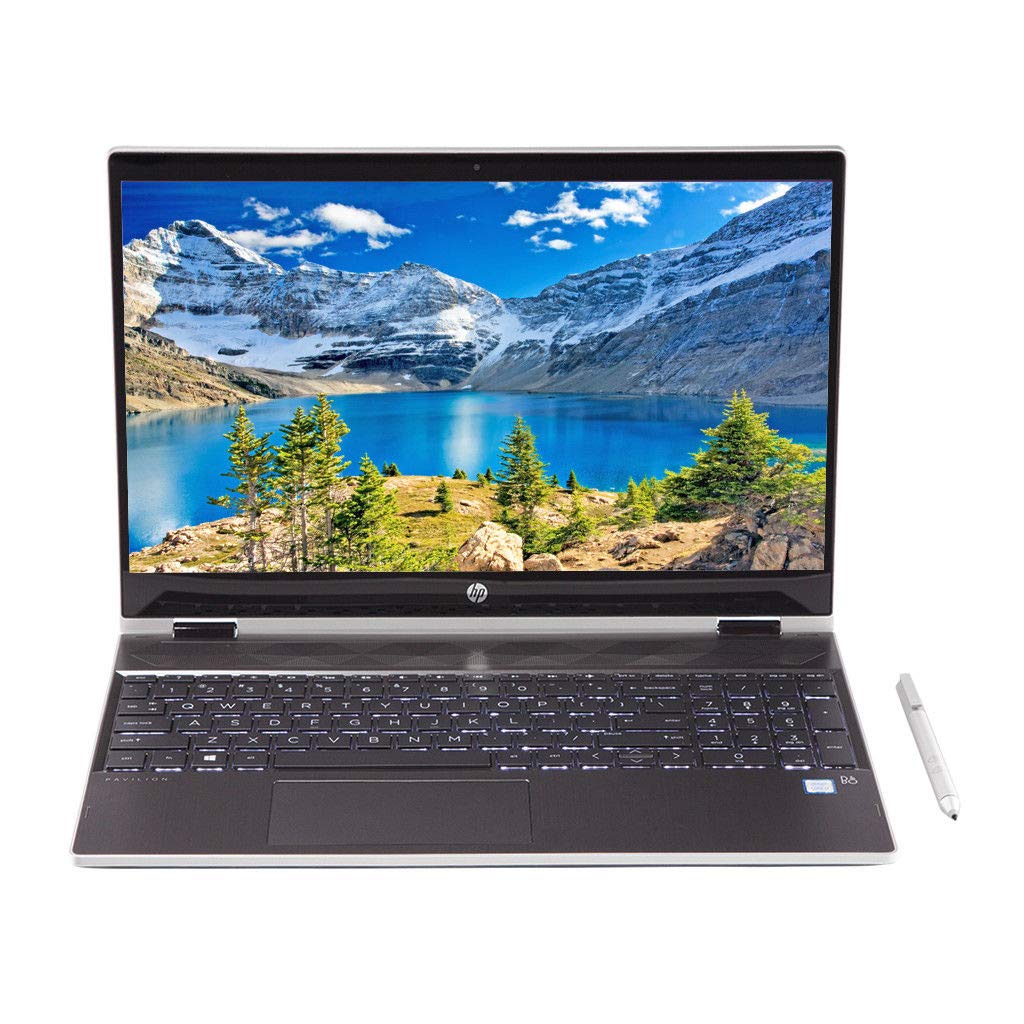 HP High Performance 2-in-1 15.6" Full HD Touchscreen Convertible Laptop PC, Intel Core i3-8130U Processor, 8GB DDR4 RAM, 1TB HDD + 16GB SSD, Backlit Keyboard, HDMI, Active Pen, Windows 10