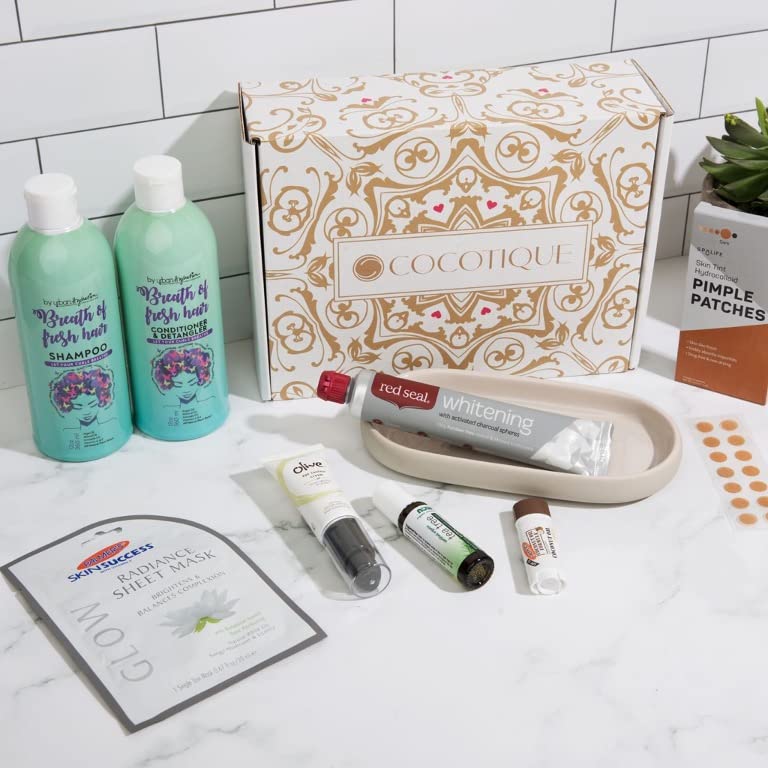 COCOTIQUE - Beauty & Self-Care Subscription Box for Skincare, Body Care, and Curly/Textured Hair Care