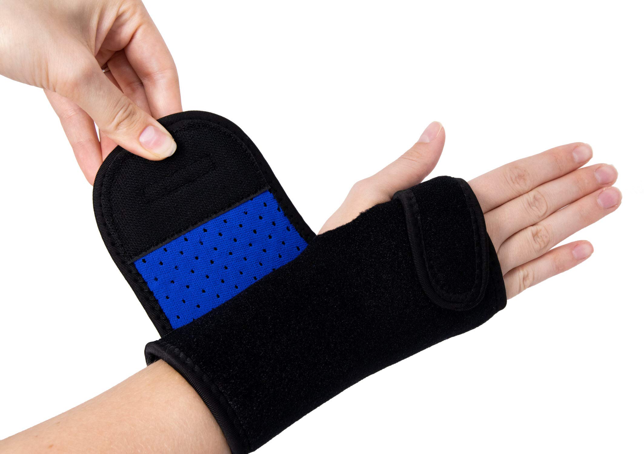 RiptGear Carpal Tunnel Wrist Brace Support - Adjustable Wrist Brace for Women and Men - Hand & Wrist Splint Compression Support for Tendonitis Wrist Brace for Carpal Tunnel - Right Hand