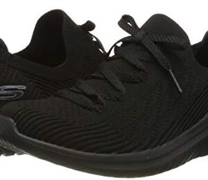 Skechers Women's Athleisure Sneaker, Black/Black, 6.5