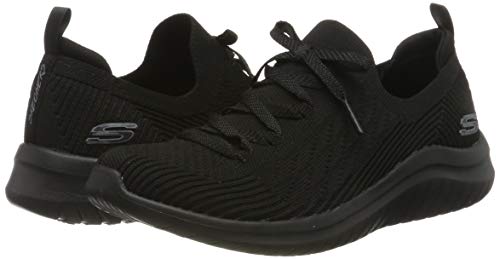 Skechers Women's Athleisure Sneaker, Black/Black, 6.5