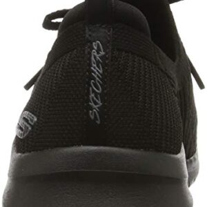 Skechers Women's Athleisure Sneaker, Black/Black, 6.5