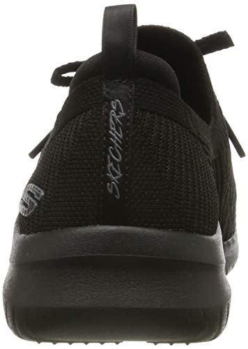 Skechers Women's Athleisure Sneaker, Black/Black, 6.5