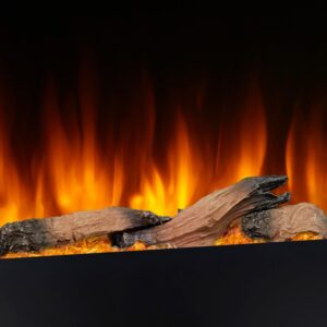 driftwood log set for allusion electric fireplaces