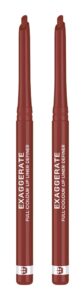 rimmel exaggerate lip liner, epic, 2 count