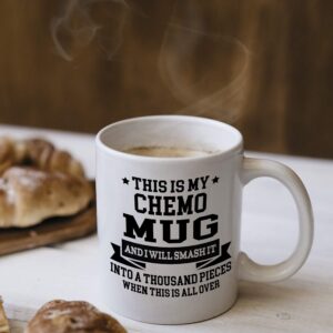 Bobby Creativity This Is My Chemo Mug 11oz Coffee Mug, Cancer Gifts For Men, Chemotherapy Treatment Coffee Tea Cup, Chemo Care Package for Men, Gifts For Chemo Patients Men, Cancer Gifts for Women.