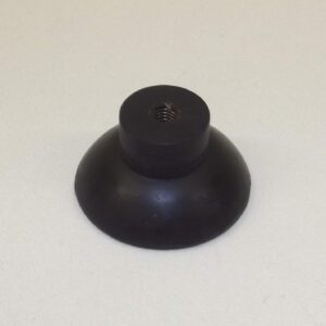 JL Missouri Parts 4X 3/8" #8-32 Female Screw in 1 5/16" Rubber Suction Cups, 11/16" Tall, Made in USA