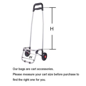 SH-gwtc Shopping Cart Bags/Trolley Replacement Bag Oxford Cloth Waterproof Storage Bag 39L