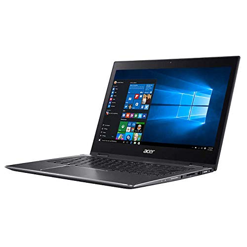 Acer Newest Spin 5 13.3" Touch Screen 2-in-1 Laptop, 8th Gen Intel Core i7-8550U, 8GB Memory, 256GB SSD, Backlit Keyboard, SP513-52N-888R, Steel Grey, More Upgrade Available