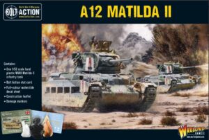 bolt action matilda ii infantry british army tank 1:56 wwii military table top wargaming plastic model kit 402011019